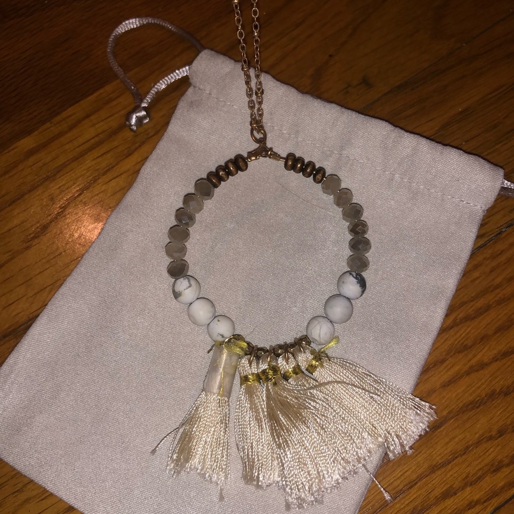 Necklace and matching earrings